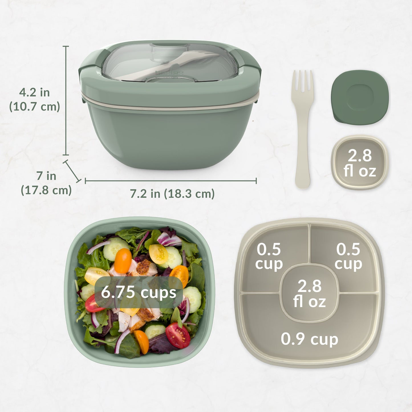 Bentgo Salad Container (2-Pack)