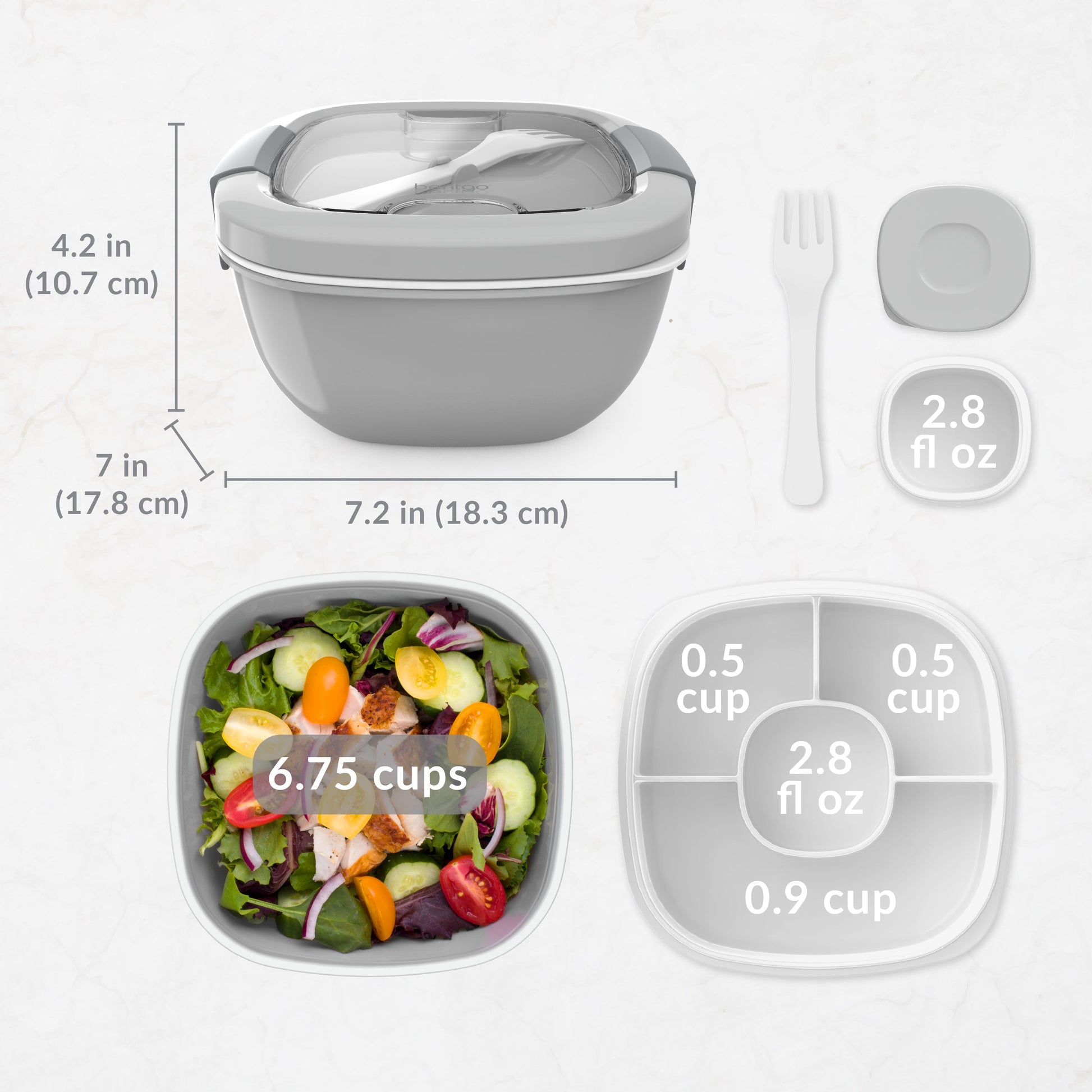 Bentgo Salad Container (2-Pack)